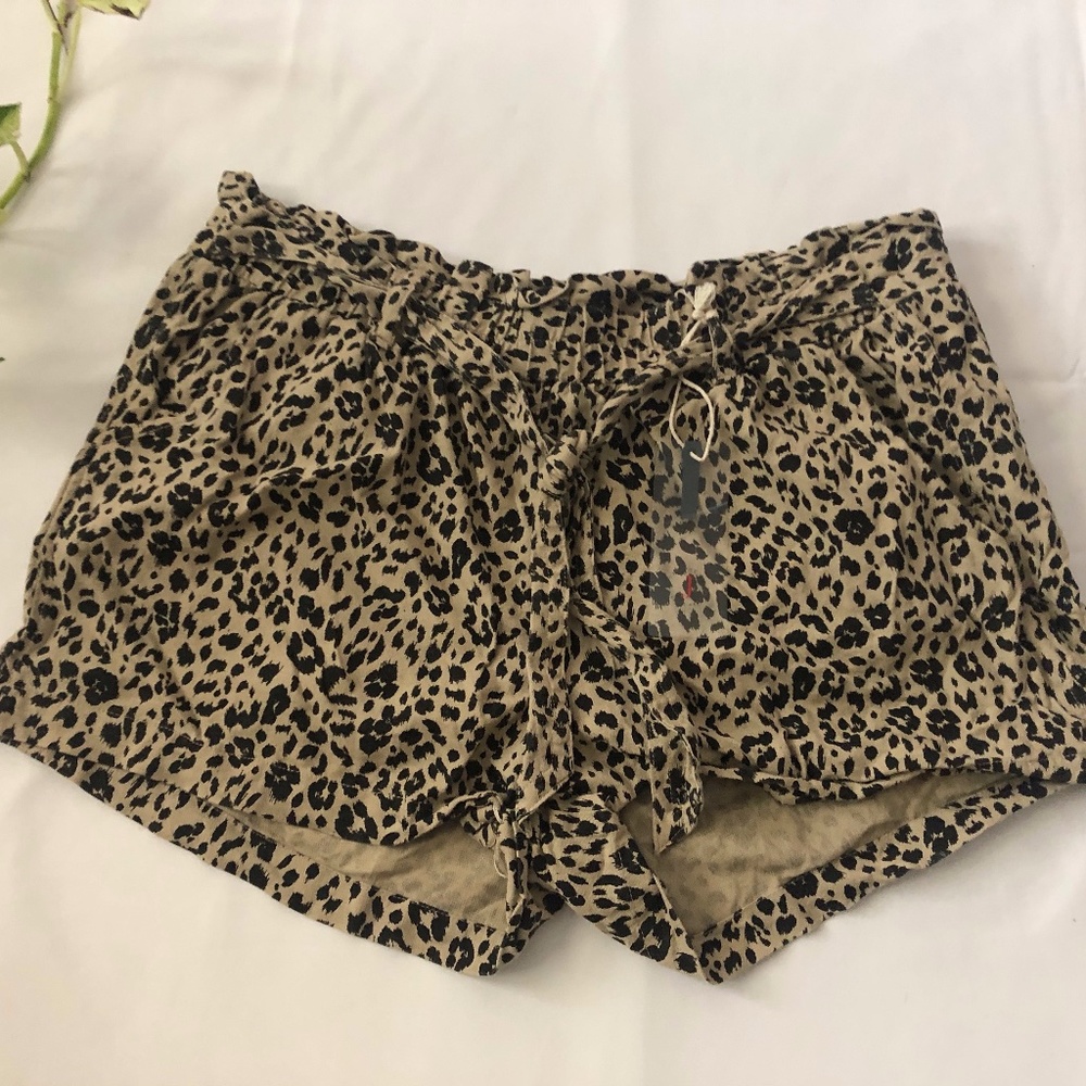 Leopard Print Shorts
